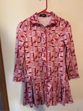 Designer Inspired FF monogram blouse